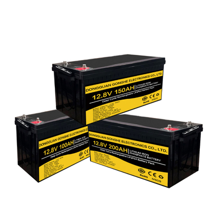 IEC 62619 Pin Lithium Ion chu kỳ sâu 12,8V 100Ah cho hệ thống năng lượng mặt trời