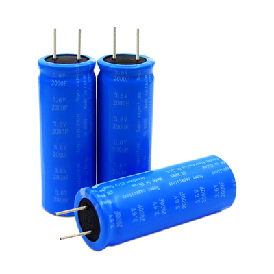 Tụ điện Farad hai lớp điện xuyên tâm Pin 3.6v 2000f