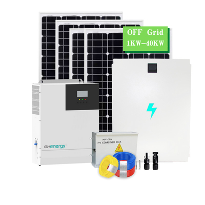 Hệ thống năng lượng mặt trời hỗn hợp Multiscene Siêu di động 5KW 10KW 20KW cho gia đình