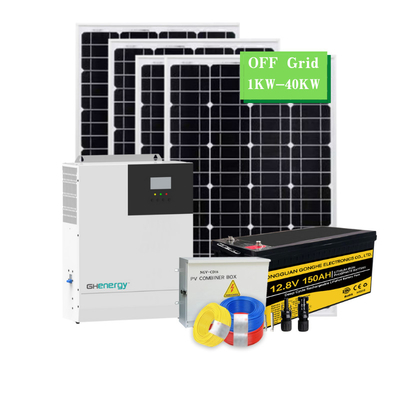 Hệ thống năng lượng mặt trời gia đình kháng PID Gonghe, Hệ thống năng lượng mặt trời dân dụng 120V