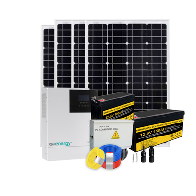 Hệ thống điện mặt trời dân dụng siêu di động PWM có thể tái tạo thực tế