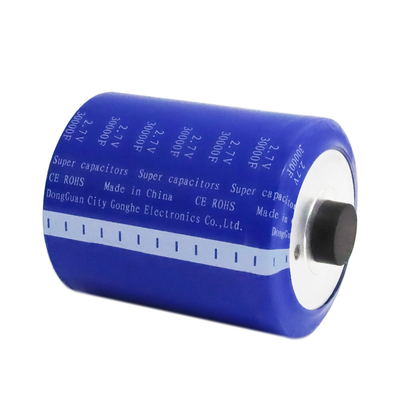 Siêu tụ điện lai 2.7 V 3000f Giá đỡ bề mặt loại xuyên tâm di động