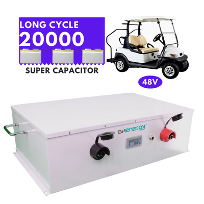 Xe golf Pin siêu tụ điện 48v 2100wh Pin siêu tụ điện Graphene
