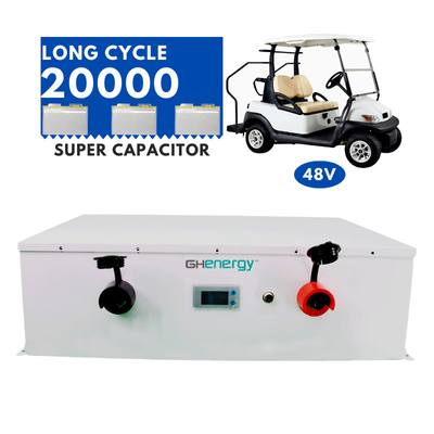 Pin siêu tụ điện Graphene 24V cho mô-đun lưu trữ xe golf