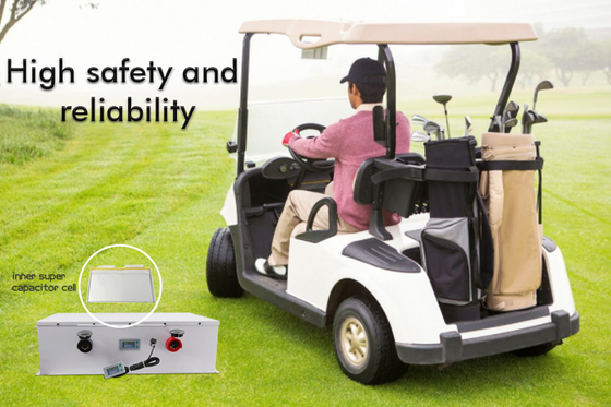 Pin Xe Golf Lipo 100ah có thể tái tạo, Pin Lithium Xe đẩy Golf Điện 48V