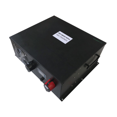 Chu kỳ sâu 3900WH Hệ thống pin viễn thông Màu đen có thể tái tạo