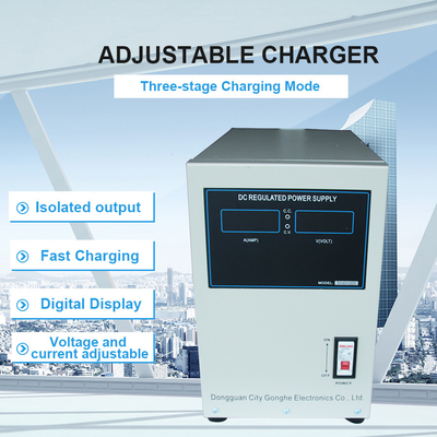 40Ah Bộ sạc ắc quy ô tô thực tế bền vững 220V 380V Màu trắng