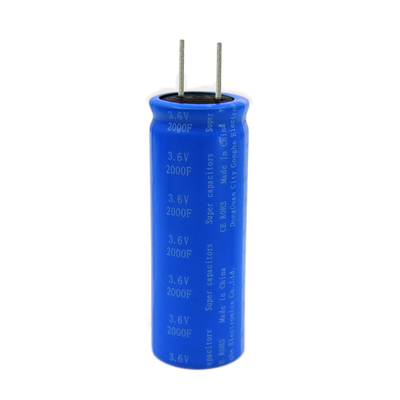 Tụ điện Farad hai lớp điện xuyên tâm Pin 3.6v 2000f