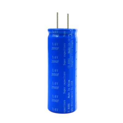 Tụ điện Farad hai lớp điện xuyên tâm Pin 3.6v 2000f