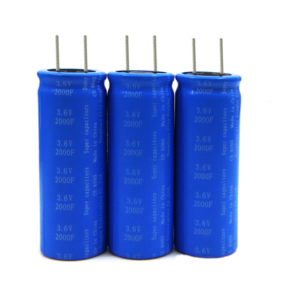 Tụ điện Farad hai lớp điện xuyên tâm Pin 3.6v 2000f