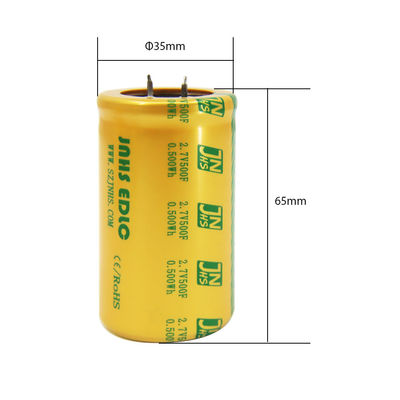 Snap In Supercapacitor Cell, Pin thay thế 2,7 Volt 500 Farad