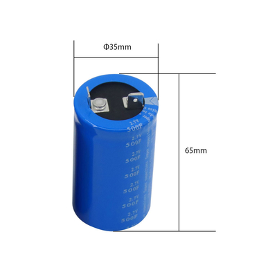Lug 2.7 Volt 500 Farad Thay Pin Siêu Tụ Điện Xuyên Lỗ