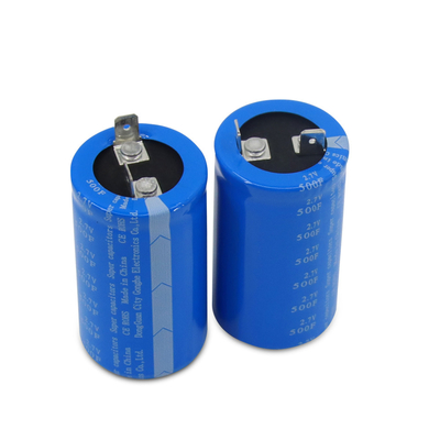 Lug 2.7 Volt 500 Farad Thay Pin Siêu Tụ Điện Xuyên Lỗ