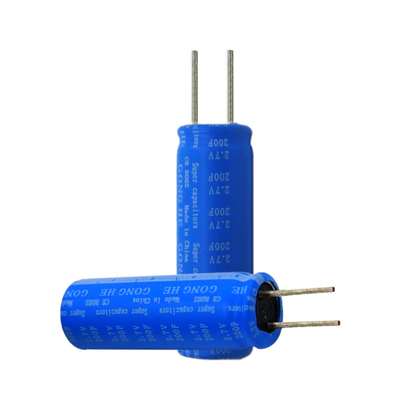 Không có vụ nổ Pin siêu tụ điện thực tế 2.7V 200F 10x30mm