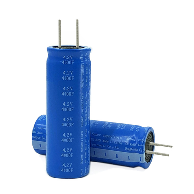 Pin siêu tụ điện 4.2V 4000F cho năng lượng mặt trời Multiscene 24x69Mm