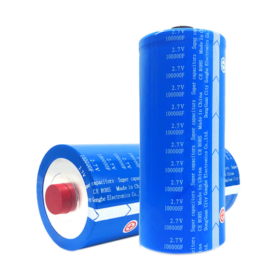 Pin siêu tụ điện 60x138mm 2.7V 100000F Không cháy cho EV