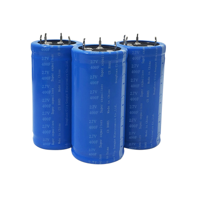 Không có lửa 2.7V 400F siêu tụ điện cho ô tô 35x60Mm Đa dụng