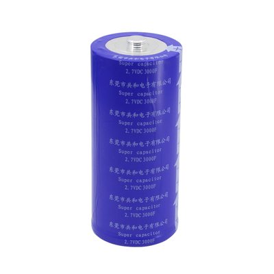 60x136mm Siêu tụ điện Pin 2.7V 3000F Không có cháy nổ Thực tế