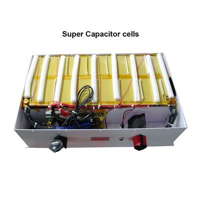 Hệ thống năng lượng mặt trời DC Tụ điện Ngân hàng điện 48V 2100WH Màu bạc bền